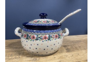 190 Bunzlau Pan - Soepterrine Unikat U3492 Pannen